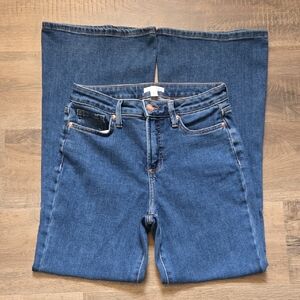 Lauren Conrad Super High Rise Flare Jeans Size 6 NWOT